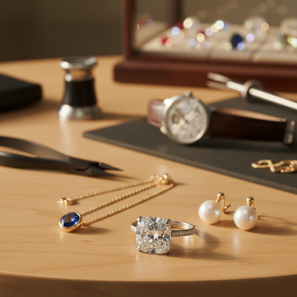 KV Jewels custom jewelry design process at the bench